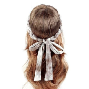 Braided Tie Back Headband