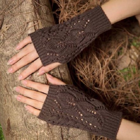 Knit Fingerless Gloves