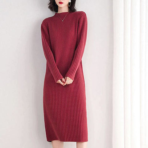 Ribbed Knit Dress