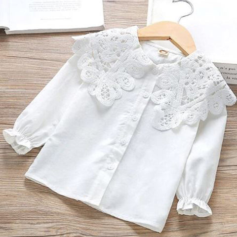 Lace Collared Shirt