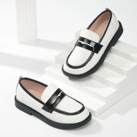 Kids Two Tone Penny Loafers