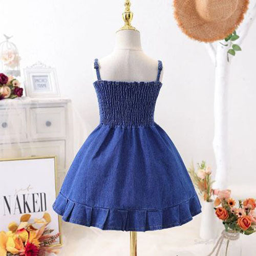 Sleeveless Denim Dress