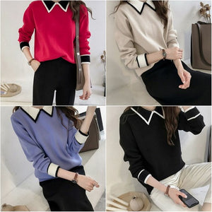 Pointed Collar Top