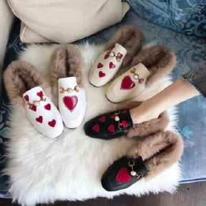 Heart Fur Shoes