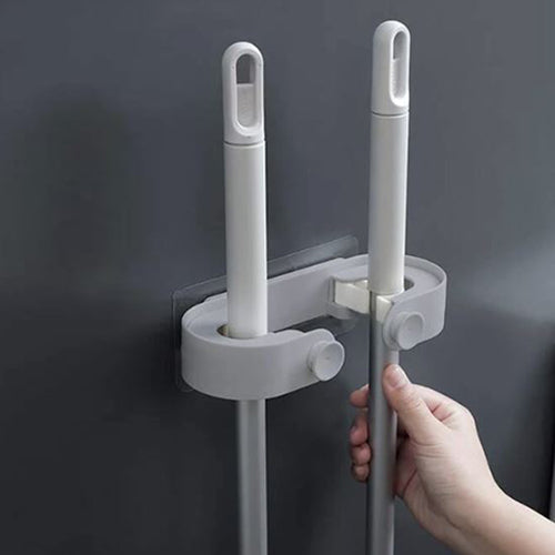 Punch Free Wall Mounted Mop Holder