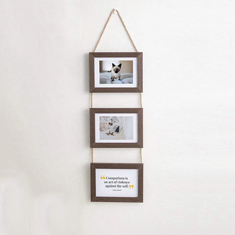 Wooden Hanging Photo Frame