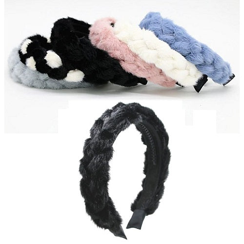 Fur Braid Headband
