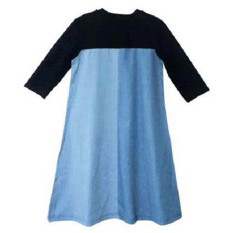 Denim Block Dress