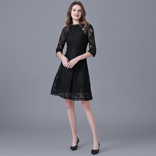 Lace A-Line Dress