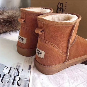 Short Fur Lined Boots