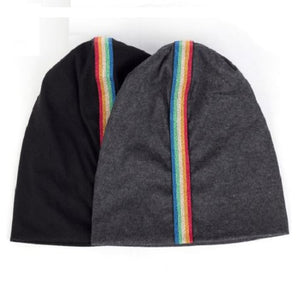 Rainbow Stripe Beanie