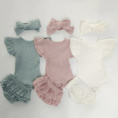 Ribbed Bloomers Set