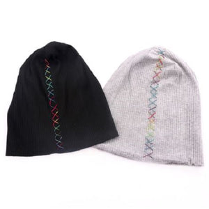 Ribbed Stitched Beanie