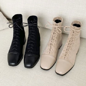 Lace Up Booties