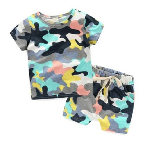 Colored Camo Tee