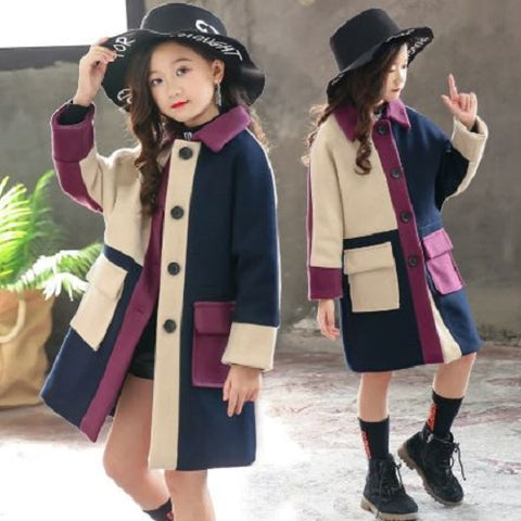 Colorblock Coat