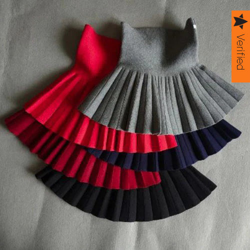 Knit Pleated Skirt