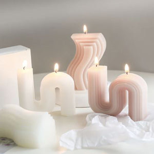 S Shape Candle