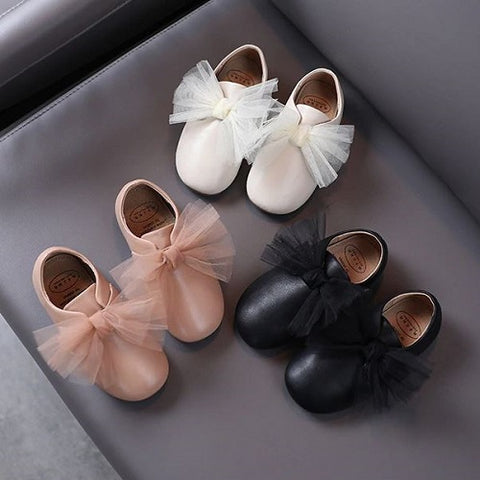 Tulle Bow Shoes