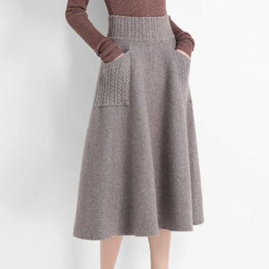 Knit Pocket Skirt