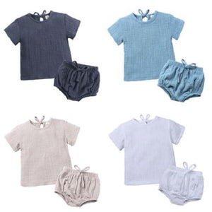 Linen Bloomers Set